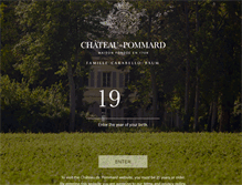 Tablet Screenshot of chateaudepommard.com